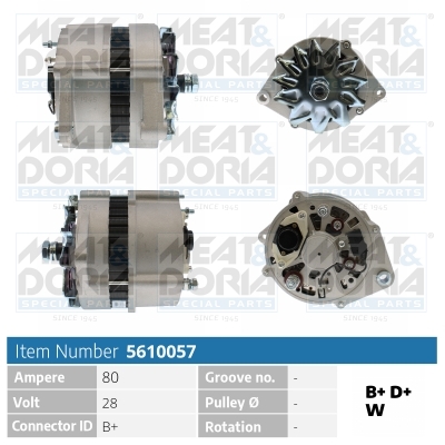 MEAT & DORIA 5610057 for DAF MITSUBISHI RENAULT