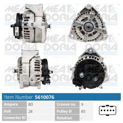 MEAT & DORIA 5610076 for DAF