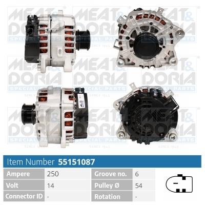 MEAT & DORIA Generator 55151087 for FORD