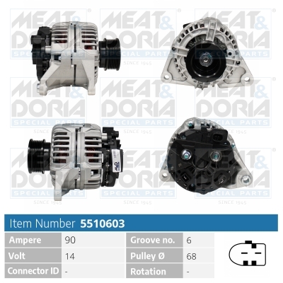 MEAT & DORIA Generator 5510603 for RENAULT