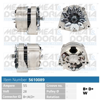 MEAT & DORIA 5610089 for MERCEDES-BENZ VAG RENAULT STEYR MWM