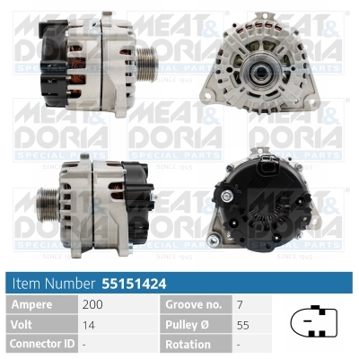 MEAT & DORIA Generator 55151424 for IVECO
