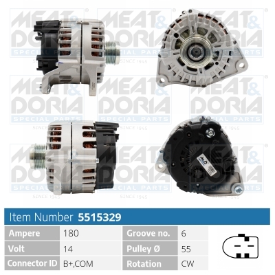 MEAT & DORIA Generator 5515329 for LANCIA