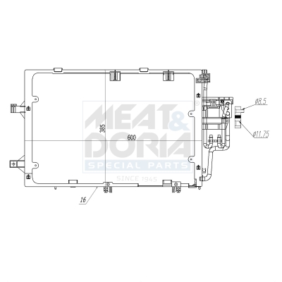 MEAT & DORIA 991298 for OPEL GENERAL MOTORS