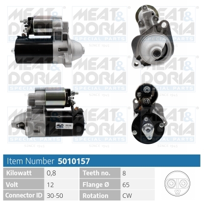 MEAT & DORIA Starter 5010157 for NISSAN