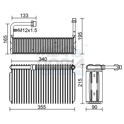 MEAT & DORIA Fordamper, klimaanlæg 997141 for VAG