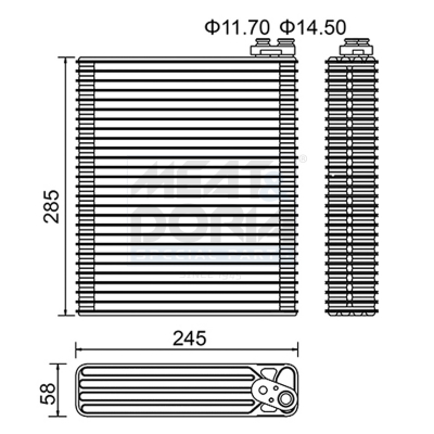 MEAT & DORIA Fordamper, klimaanlæg 997066 for ALPINA
