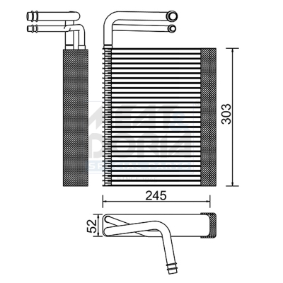 MEAT & DORIA Fordamper, klimaanlæg 997079 for ALPINA