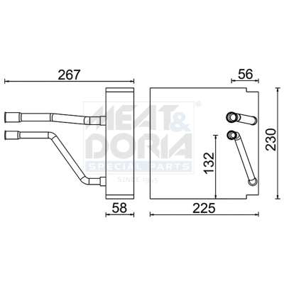 MEAT & DORIA Fordamper, klimaanlæg 997135 for FORD
