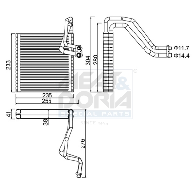 MEAT & DORIA Fordamper, klimaanlæg 997110 for FORD