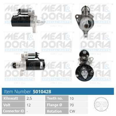 MEAT & DORIA Starter 5010428 for CHRYSLER