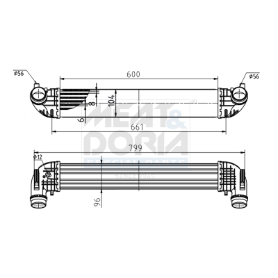 MEAT & DORIA Ladeluftkøler 995018 for VAUXHALL OPEL