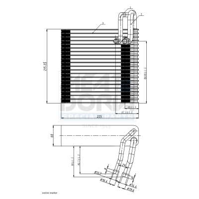 MEAT & DORIA Fordamper, klimaanlæg 997027 for DACIA