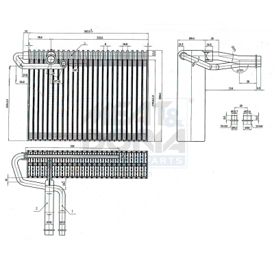 MEAT & DORIA Fordamper, klimaanlæg 997133 for CITROËN/PEUGEOT