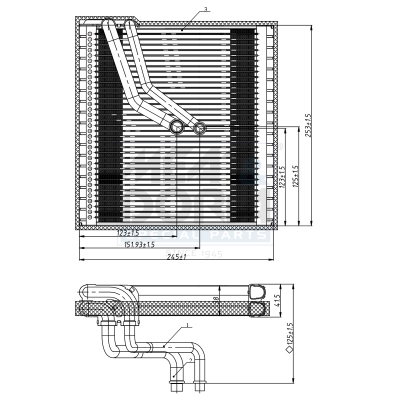 MEAT & DORIA Fordamper, klimaanlæg 997107 for VAG SEAT