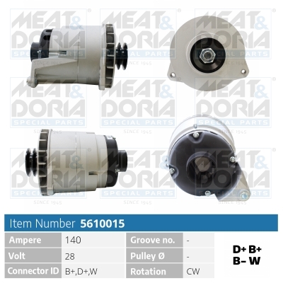 MEAT & DORIA 5610015 for VOLVO IVECO MAN MERCEDES-BENZ