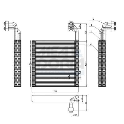 MEAT & DORIA Fordamper, klimaanlæg 997088 for HONDA