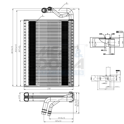 MEAT & DORIA 997108 for MERCEDES-BENZ