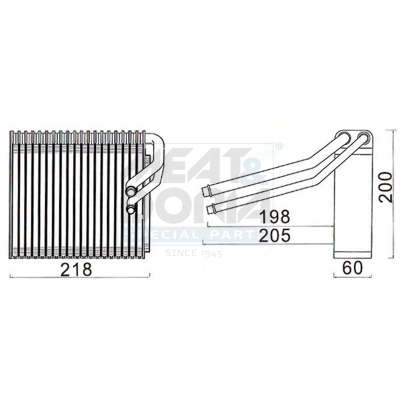 MEAT & DORIA Fordamper, klimaanlæg 997024 for MERCEDES-BENZ