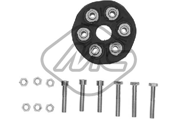 METALCAUCHO Led, kardanaksel 05185 foran for MERCEDES-BENZ RENAULT