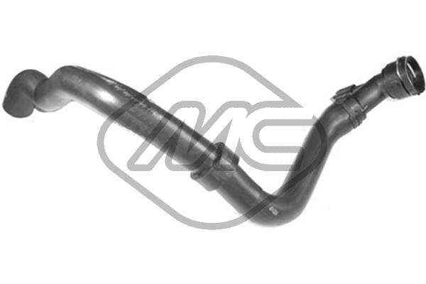 METALCAUCHO Kølerslange 09328 nede for VW SKODA VAG
