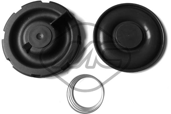 METALCAUCHO Membran, krumtaphus-udluftning 97894 for BMW