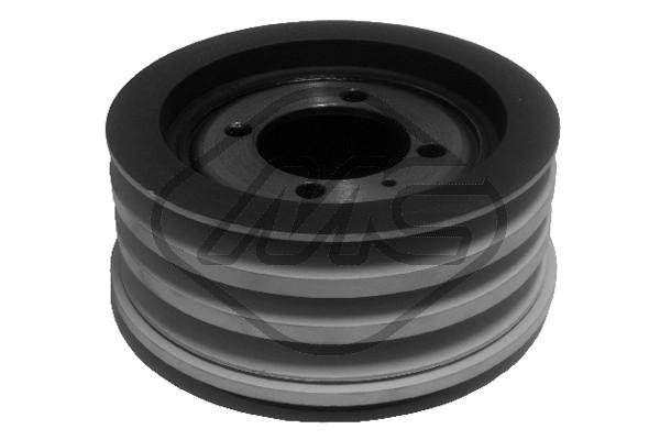 METALCAUCHO Remskive, krumtapaksel 04782 for OPEL GENERAL MOTORS