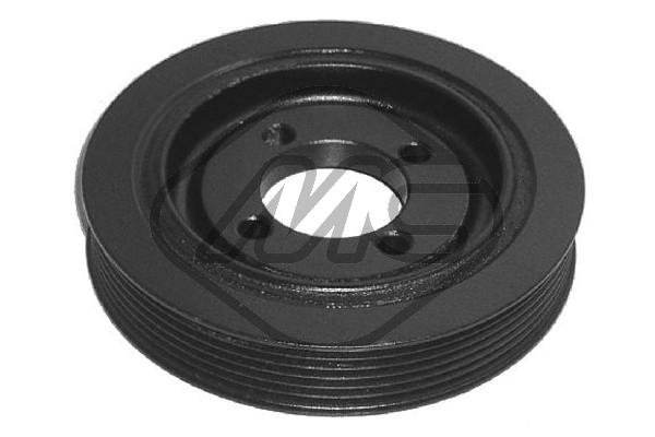 METALCAUCHO Remskive, krumtapaksel 04781 for OPEL