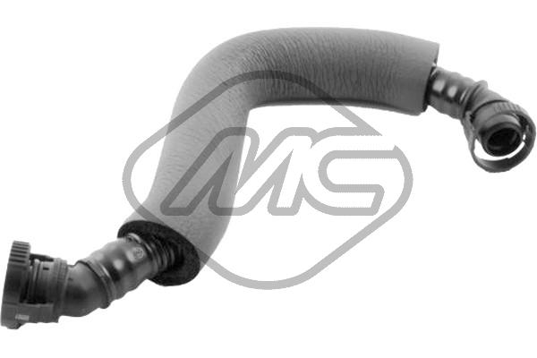 METALCAUCHO Slange, krumtaphusventilation 77654 for VW