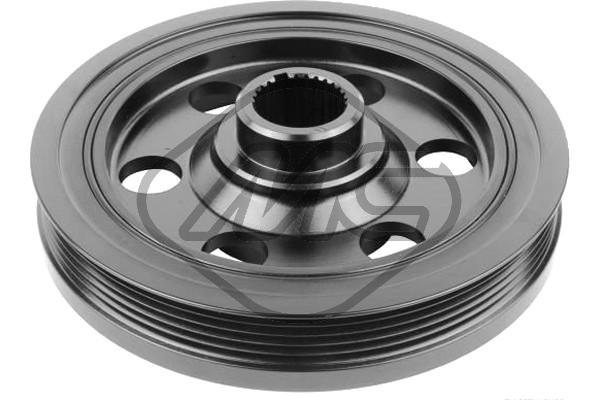 METALCAUCHO Remskive, krumtapaksel 06216 for HONDA