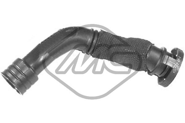 METALCAUCHO Rør, EGR-ventil 03831 for VW