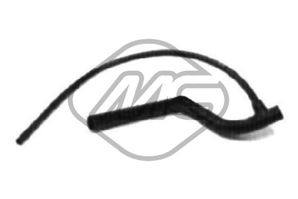 METALCAUCHO Rør, EGR-ventil 08319 for FIAT VW SEAT