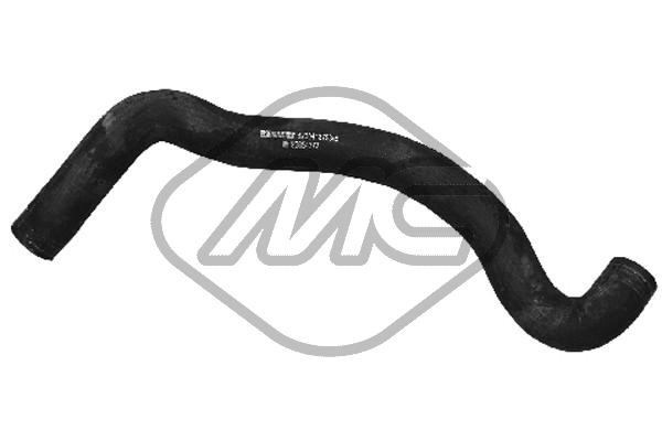 METALCAUCHO Kølerslange 09576 oppe for OPEL RENAULT