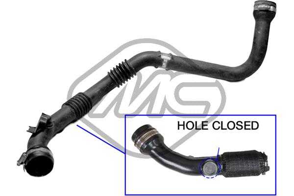 METALCAUCHO Ladeluftslange 09978 for RENAULT