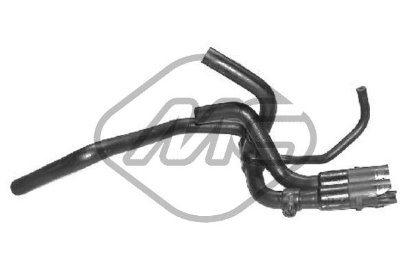 METALCAUCHO Varmeslange 08826 for RENAULT