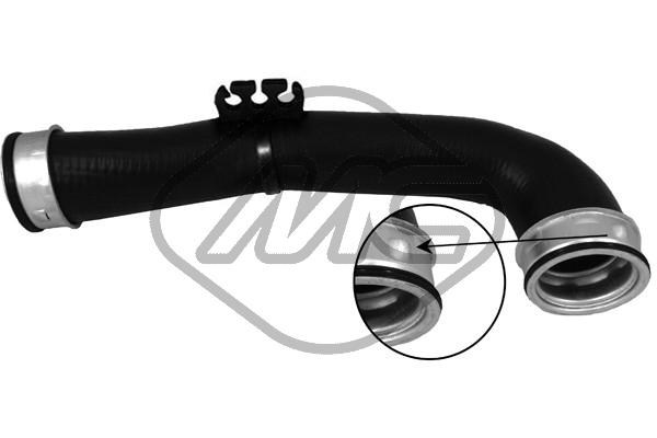 METALCAUCHO Ladeluftslange 09413 for VW