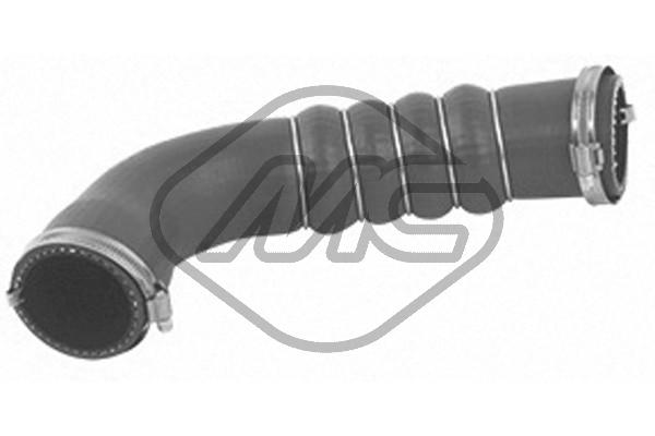 METALCAUCHO Ladeluftslange 09709 oppe til højre for VW