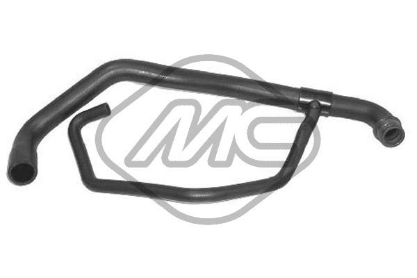 METALCAUCHO Kølerslange 08483 nede for FIAT PEUGEOT