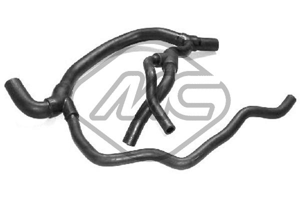 METALCAUCHO Kølerslange 08724 nede for RENAULT
