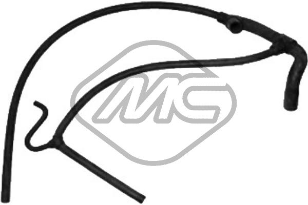 METALCAUCHO Kølerslange 09400 nede for FIAT