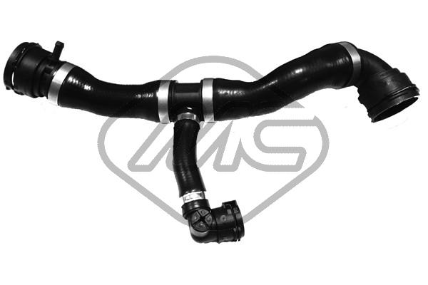 METALCAUCHO Kølerslange 09883 oppe for BMW
