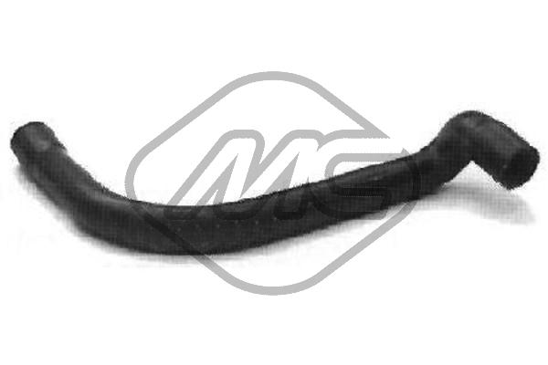 METALCAUCHO Kølerslange 08398 oppe for VW SEAT