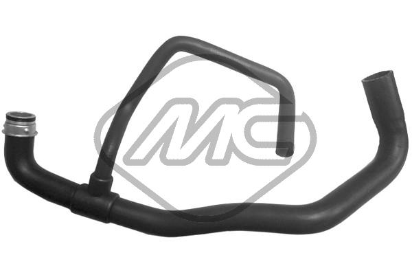 METALCAUCHO Kølerslange 08557 nede for FIAT PEUGEOT