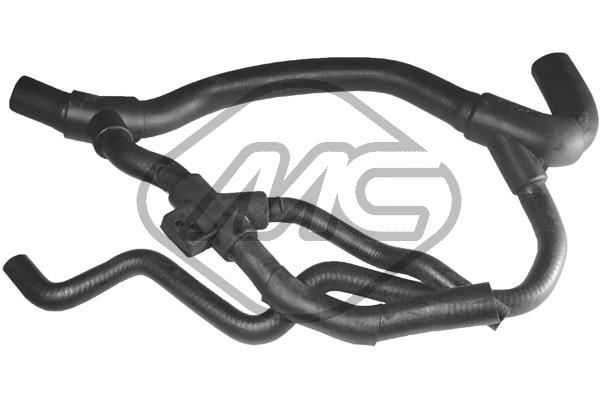 METALCAUCHO Kølerslange 08732 nede for RENAULT