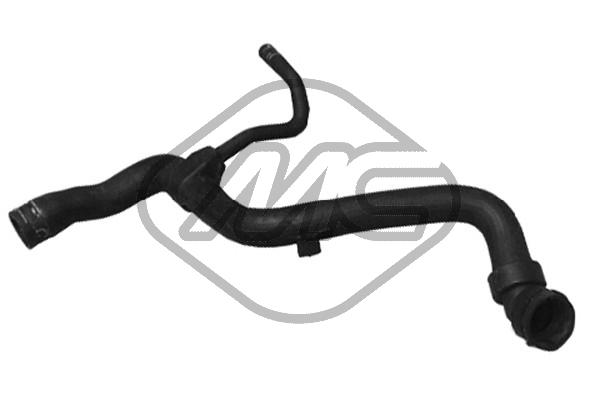 METALCAUCHO Kølerslange 09313 oppe for AUDI SKODA