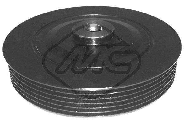 METALCAUCHO Remskive, krumtapaksel 02849 for RENAULT DACIA NISSAN