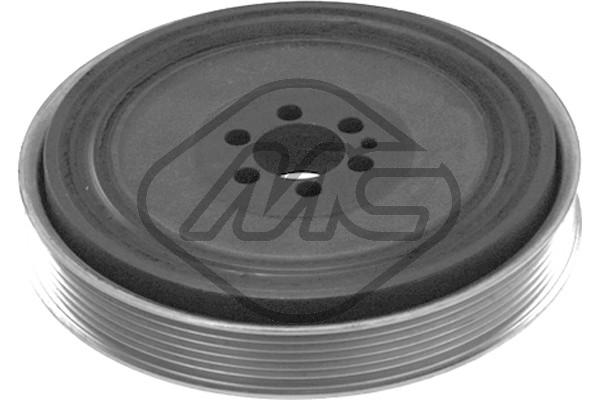 METALCAUCHO Remskive, krumtapaksel 04412 for LANCIA ALFA ROMEO FIAT BUGATTI
