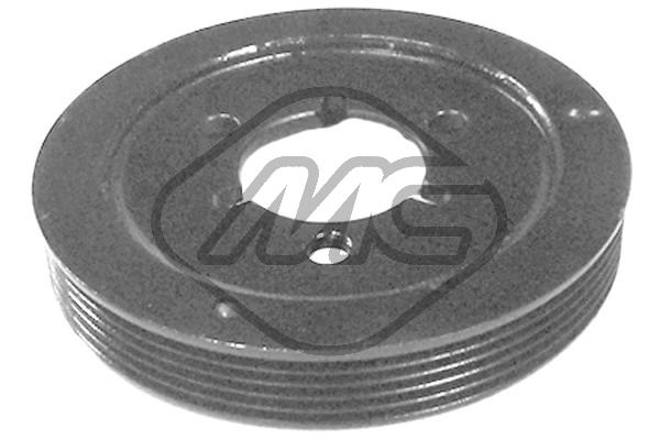 METALCAUCHO Remskive, krumtapaksel 04439 for CITROËN PEUGEOT