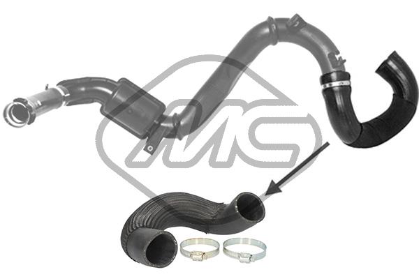 METALCAUCHO Ladeluftslange 09965 for OPEL RENAULT
