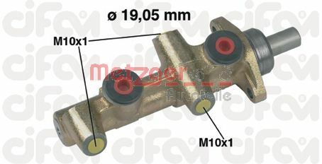 METZGER AUTOTEILE Hovedbremsecylinder 202138 for VOLVO MERCEDES-BENZ